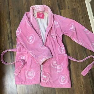 PINK Victoria’s Secret Robe Love Pink Dog Size XS/S